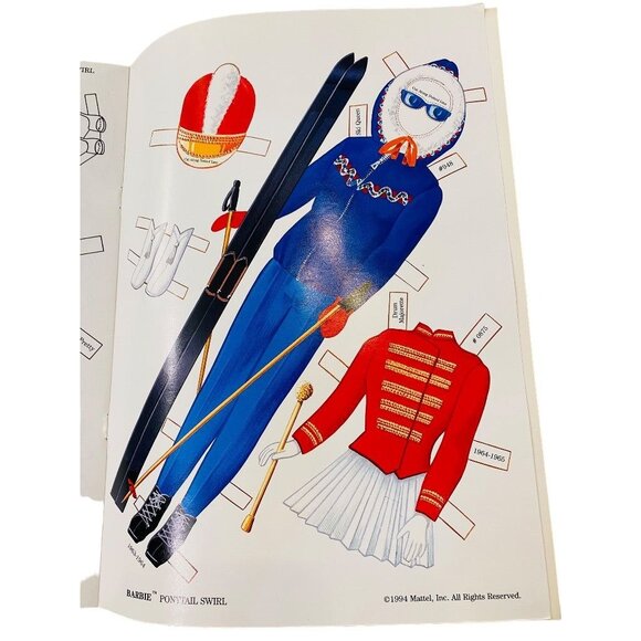 1997 Barbie Mattel for Avon Paper Doll Book 1959 Number One and The 1964 Ponytai - Picture 10 of 12